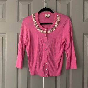 Kate spade pearl beaded cardigan